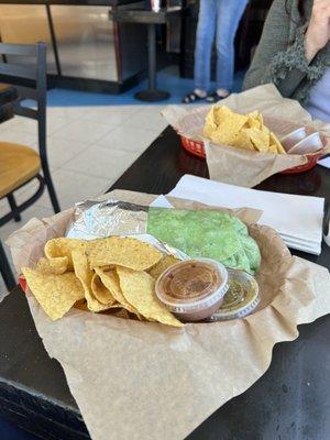 Steak and Prawns Burrito