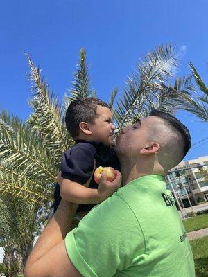 Juan did a beautiful job on father and son