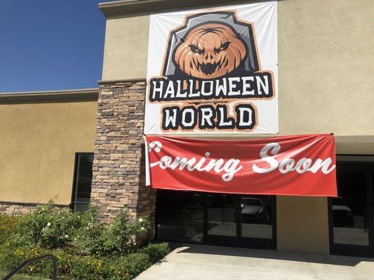 Outside of Halloween World