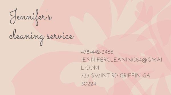 Jennifer's Cleaning Service