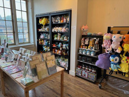 plushie and stationary