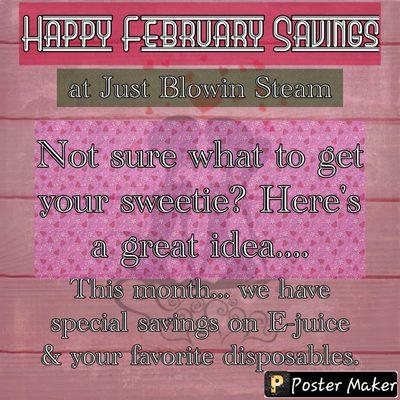 February VALENTINES SAVINGS