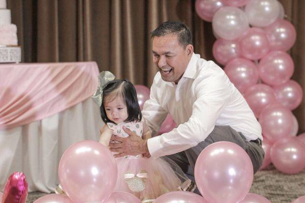 My baby's happiness #balloons