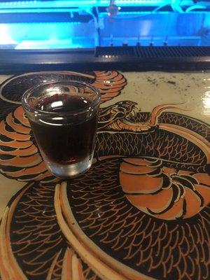 Custom Tattoo bar top