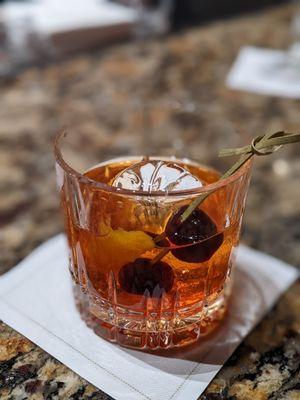 Old fashioned cocktail