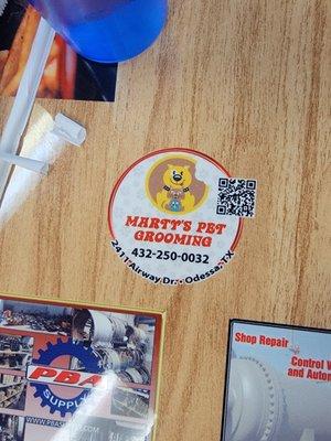 Marty's pet grooming