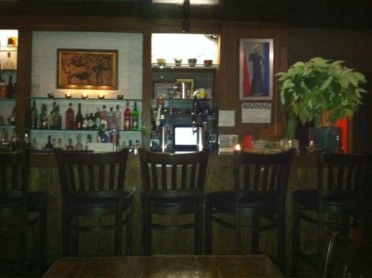 The bar
