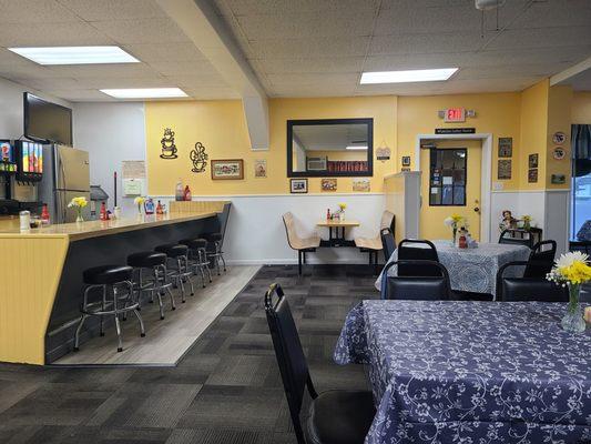 5s Diner Interior recently remodelled.