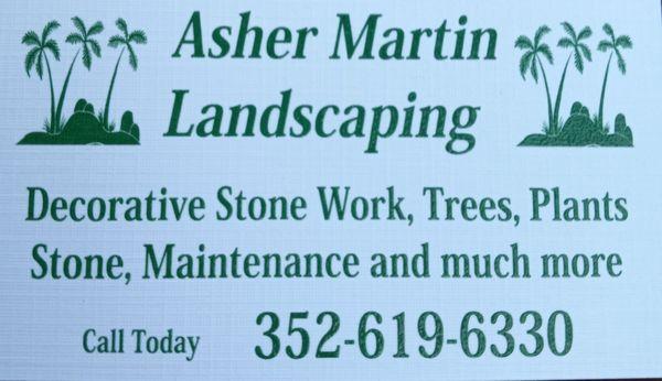 Asher Martin Landscaping