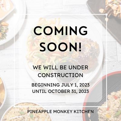 Come get your fix before we begin construction! Our kitchen will be closed beginning July 1, 2023 - October 31, 2023.