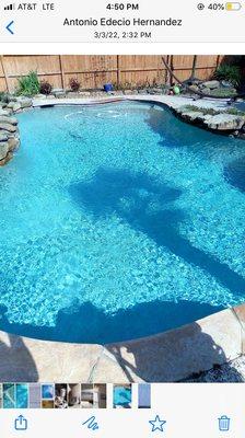 My pool looks crystal clear. Thank you guys!