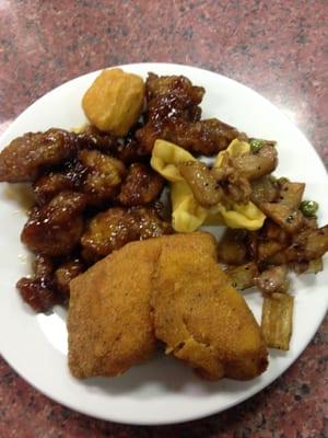 A sampling of the selection at Chinatown Cafe.