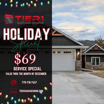 $69 service special for December 2024
