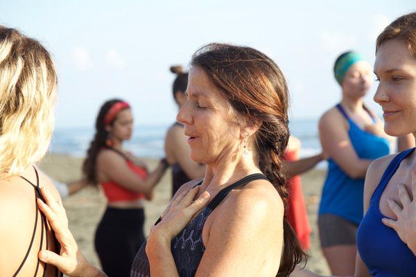 Instructor Peggy Profant teaching from the heart