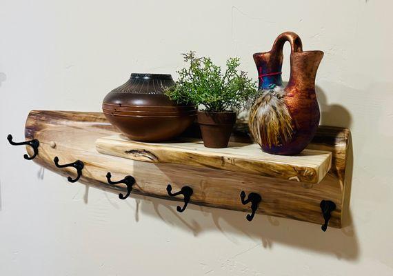 We love this coat rack from Naked Aspen Designs.