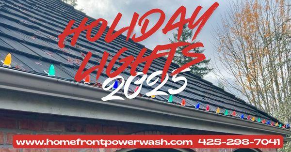 Let Us Light Up Your Holiday Season! Permanent and Temporary options available to choose from.