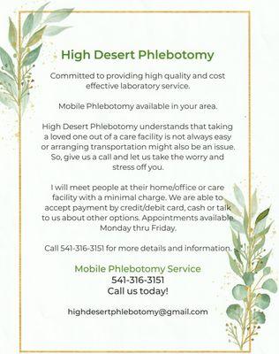 High Desert Phlebotomy