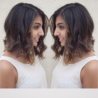 Balayage on that ashore side for this beauty