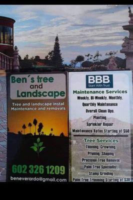 Ben's Lawn Care and Tree Service
