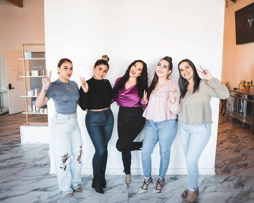 Our Team; Krista, Carolina, Rebbeca, Patty and Selma