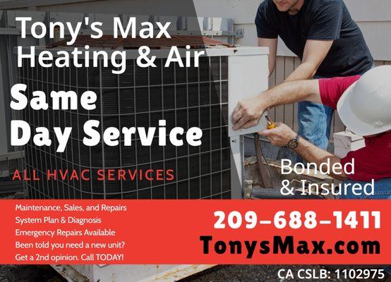 Tony's Max Heating & Air
