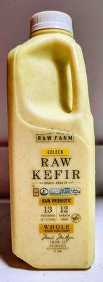 Raw Farm Golden Whole Raw Kefir With Turmeric, Cinnamon, & Ginger