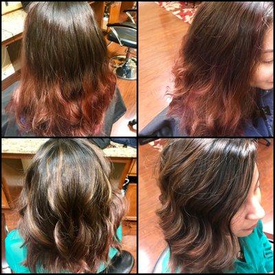 Color Correction with full Color melt, cut & style