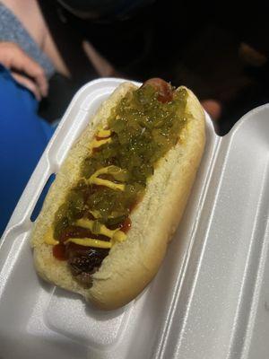 Sausage dog topped his way