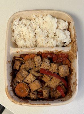 black pepper tofu (vegan)