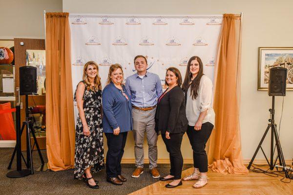 Holland staff photo from our 20th anniversary celebration