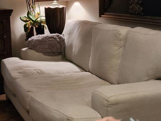 JONATHAN LOUIS BURTON SOFA CAUSING HIP AND BACK ISSUES