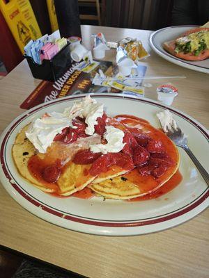 Strawberry pancakes