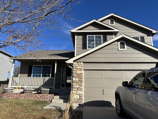All new windows, shutters, and front door.
