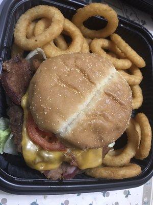 A Kenmore burger!!
