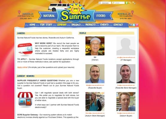 Health Food and Supplements Website