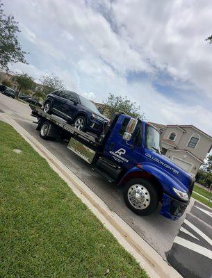 Our team Ap auto house providing quick and reliable towing service. We'll get you back on the road in no time!"
"Safely securing