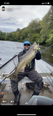 King salmon caught on a kwikfish plug