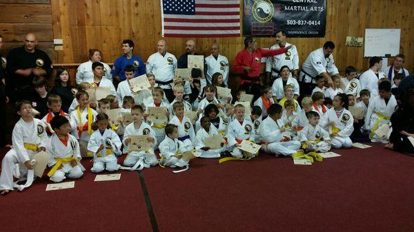 All ranks test. Everyone passed!