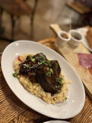 Short rib with Manchego risotto