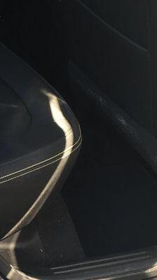 You can see the sand everywhere!!!! There was a pound of sand in that car!