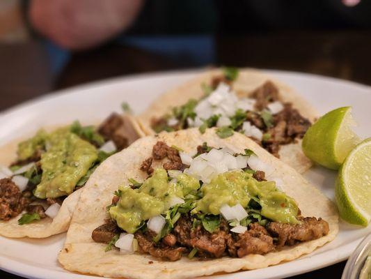 Carne Asada topped with the special sauce!