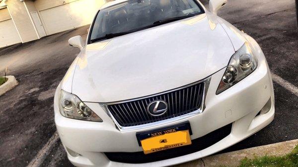 My Lexus is250 from south shore auto brokers and sales