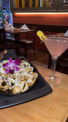 Camarones a La Plancha with Cosmopolitan