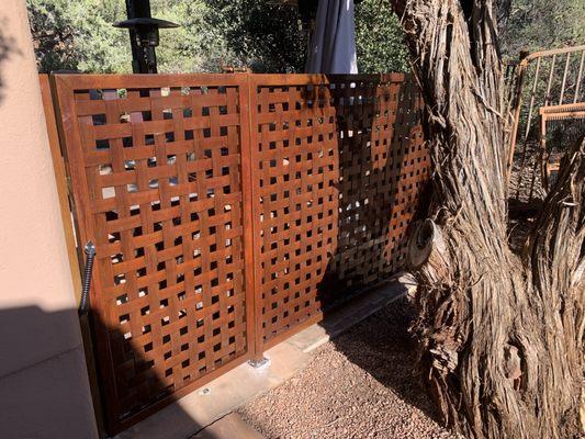 My latest braided gates I made.