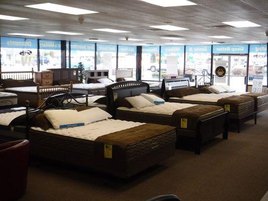 INSIDE OUR STORE, COMFORT CITY SUPER SLEEP CENTERS!  NOT A FRANZ BAKERY OUTLET!