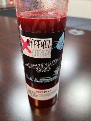 Beet juice. Delicious!