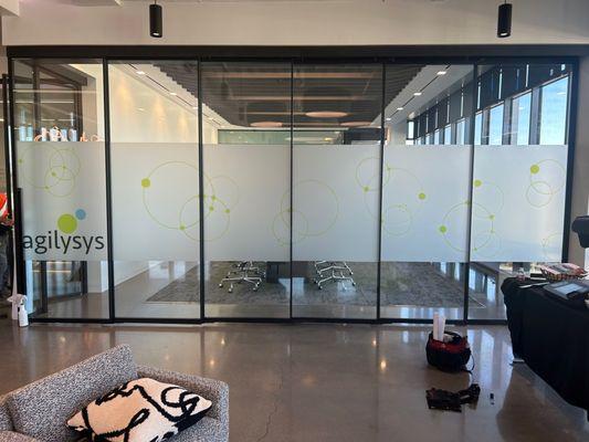 Frosted Window Vinyl - With print