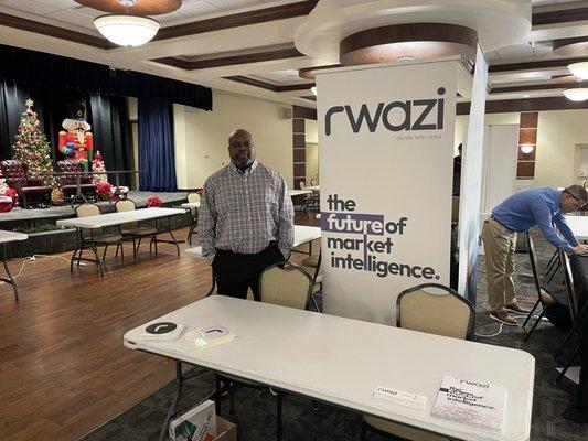 KARMAI Consulting LLC representing our partner Rwazi at MacDill AFB Tech Expo.