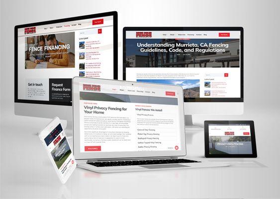 Rock Solid Fence Web Design