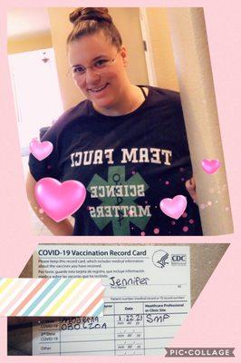 Post vaccination smile!